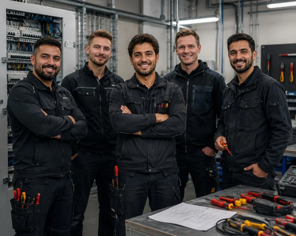 Reborn Elektricien team